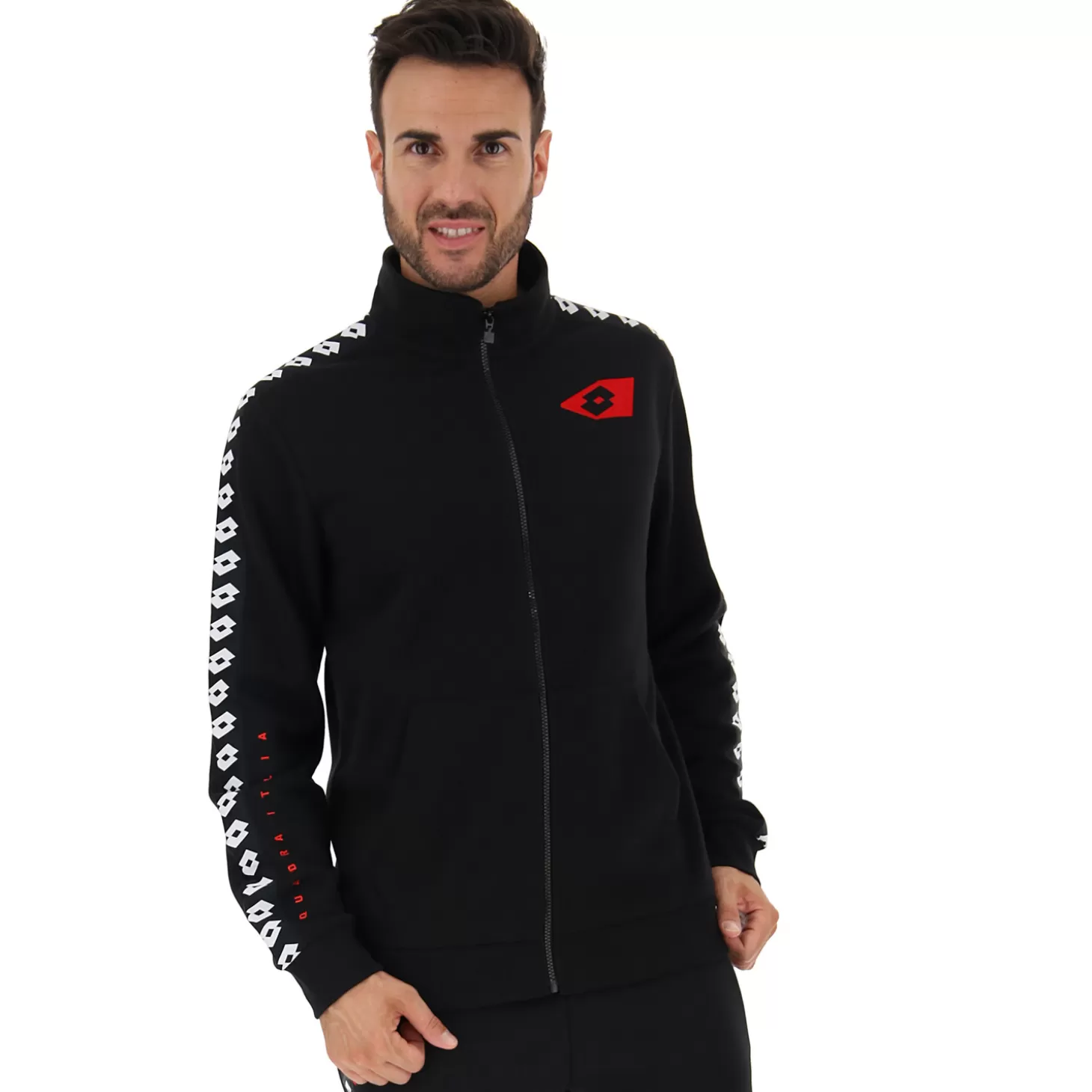 Lotto Athletica Due Sweat Fz Pl | Herren Sweatshirts