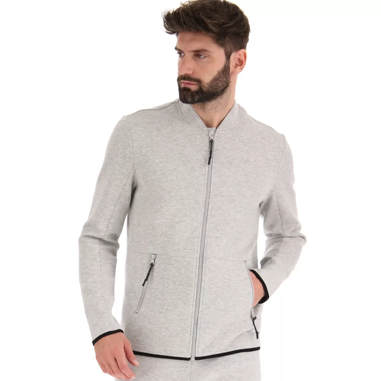 Lotto Lab Sweat Fz Mel | Herren Sweatshirts