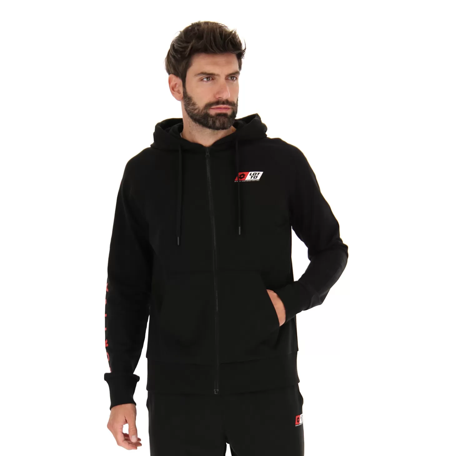 Lotto Logo Uno Sweat Fz Hd | Herren Sweatshirts