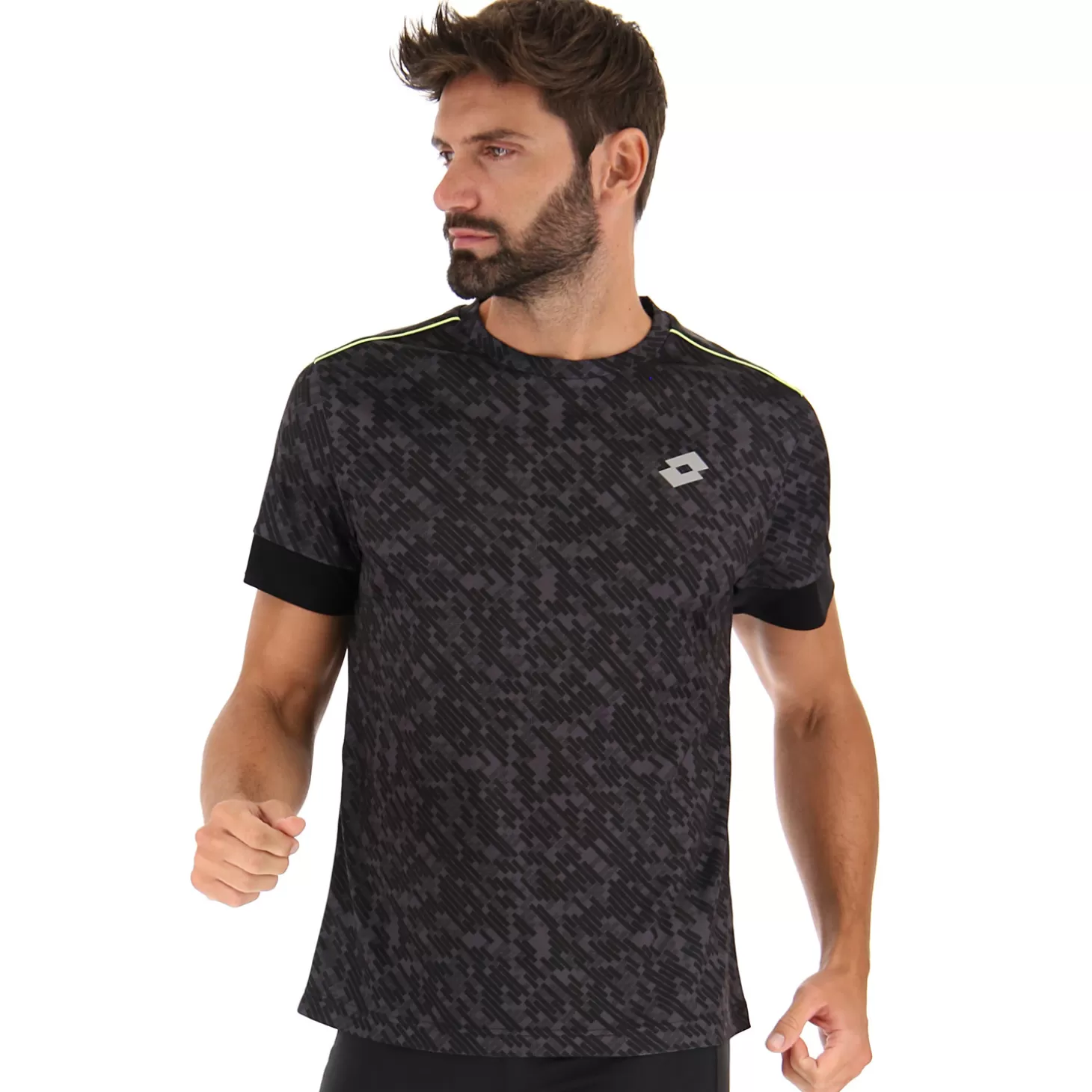 Lotto Run&Fit Tee Prt Pl | Herren T-Shirts