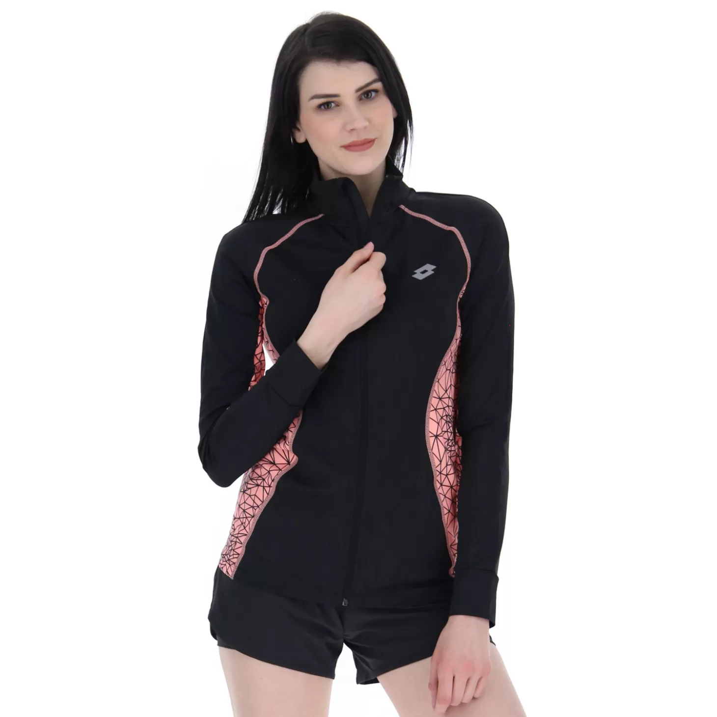 Lotto Run&Fit W Sweat Fz Pl | Damen Sweatshirts