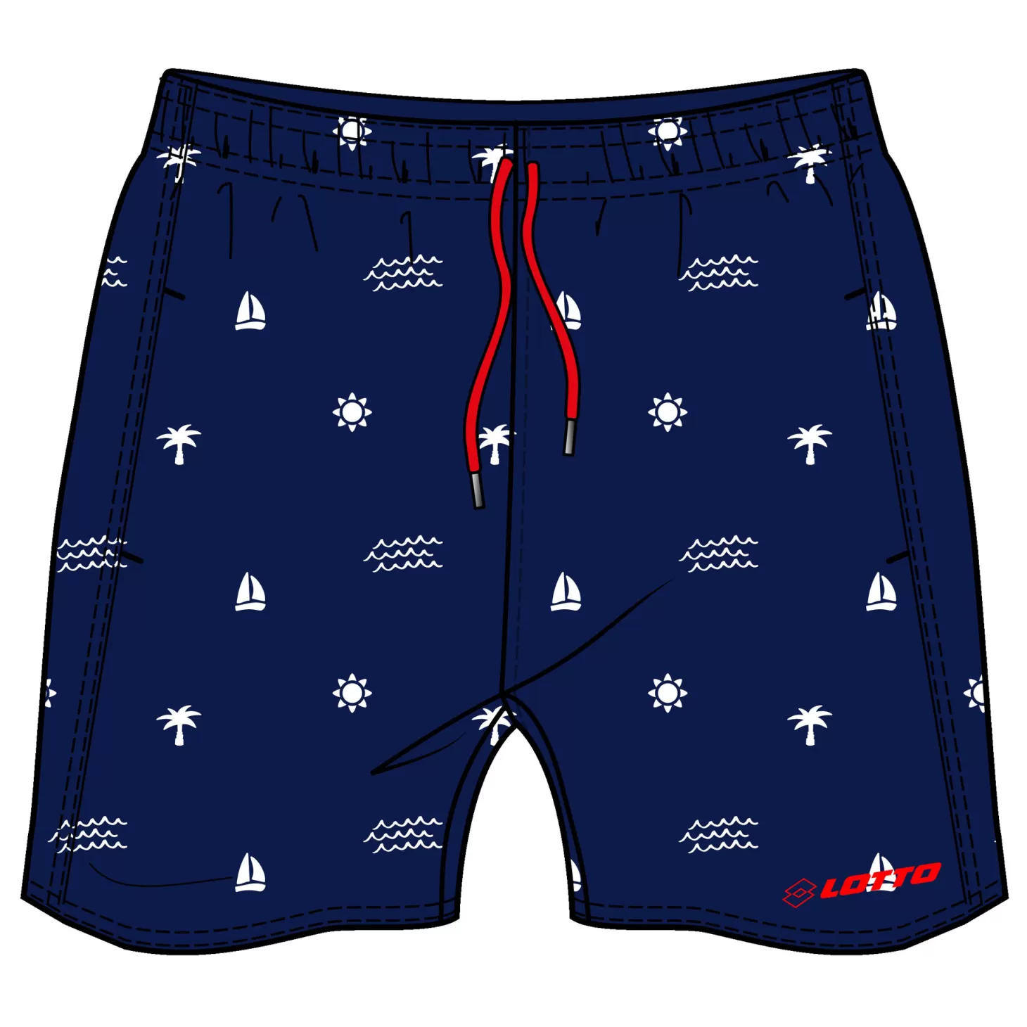 Lotto Short Beach Club | Herren Beachwear