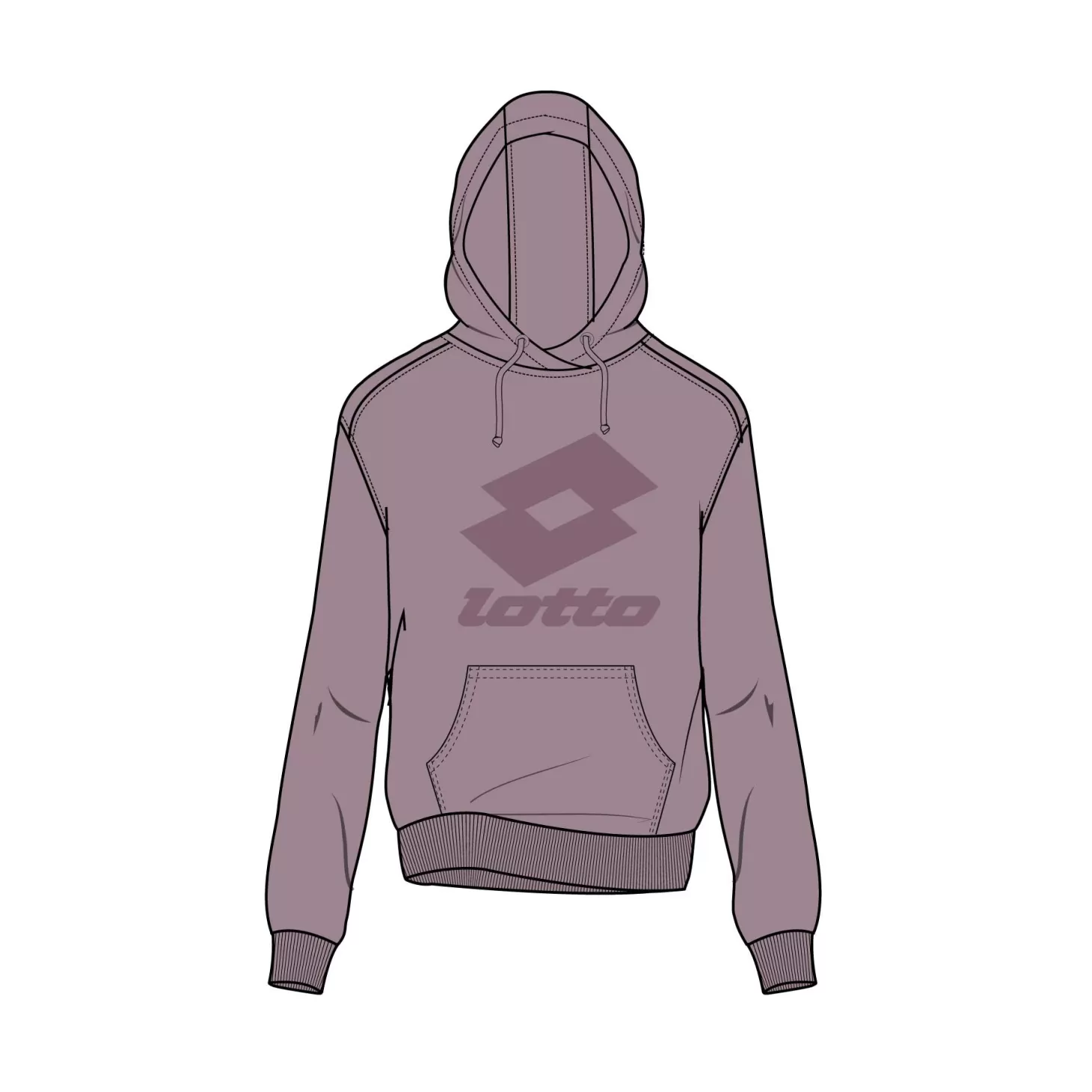 Lotto Smart W Iv Sweat Hd | Damen Sweatshirts