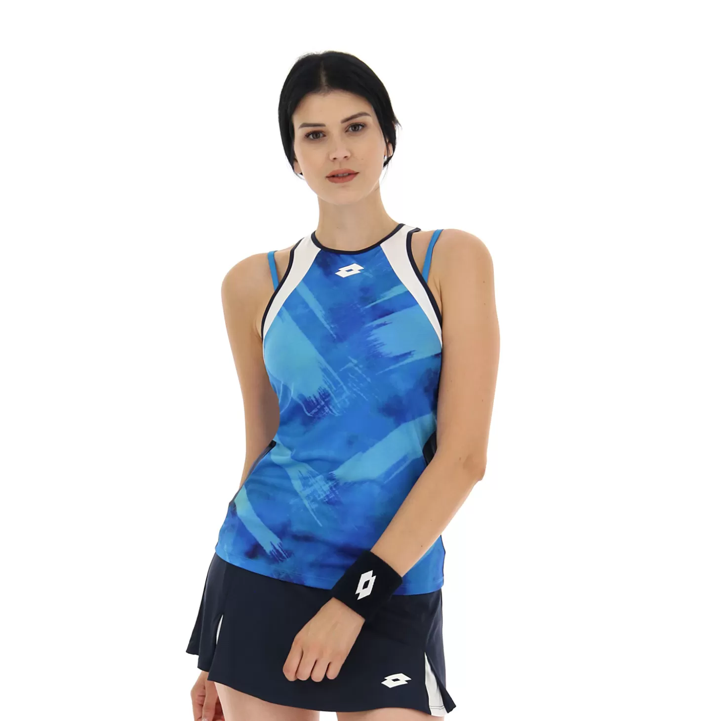 Lotto Top Ten W Iii Tank Prt3 Pl | Damen Sports Bra